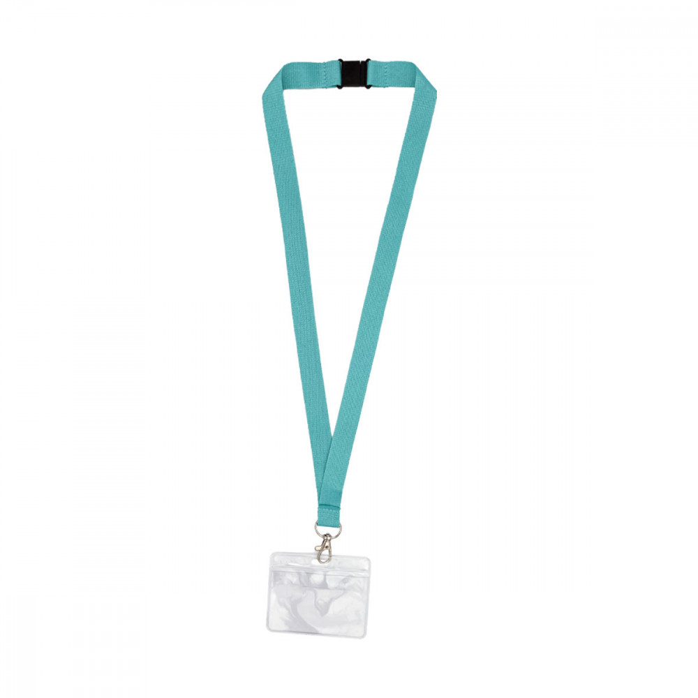 20mm Plain Lanyards with a Horizontal Flexible Wallet (Pack of 100 ...